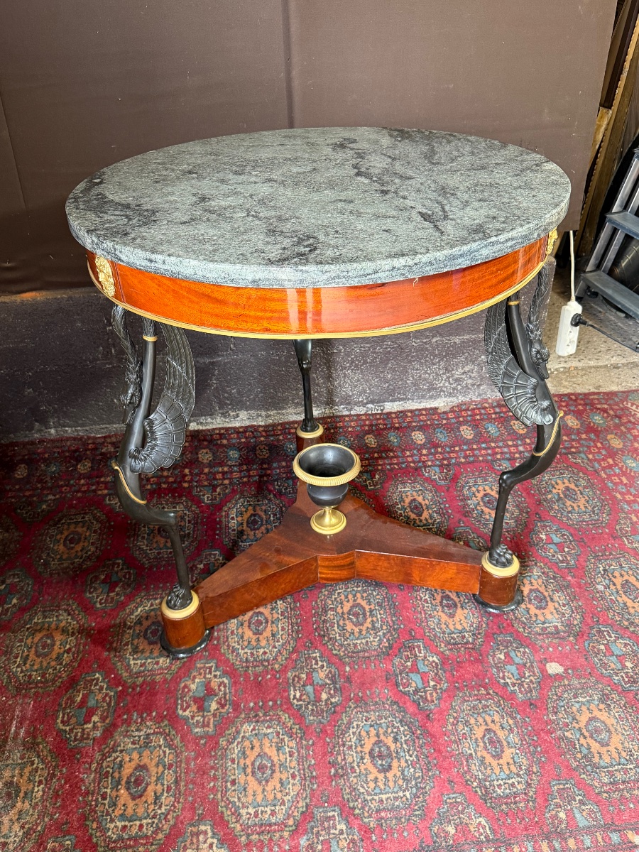 Empire-style Bronze Side Table -photo-6