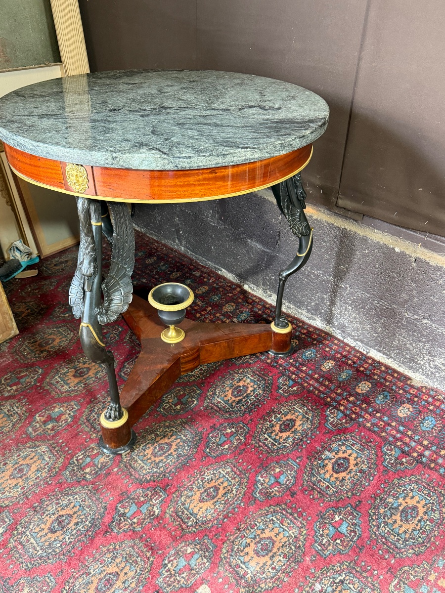 Empire-style Bronze Side Table -photo-7