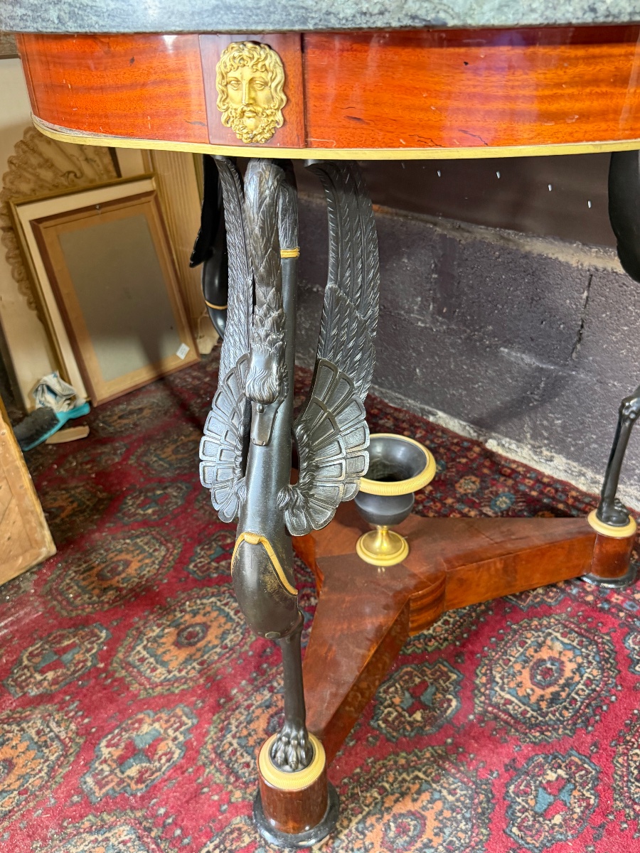 Empire-style Bronze Side Table -photo-8