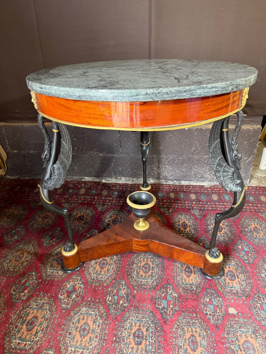 Empire-style Bronze Side Table 