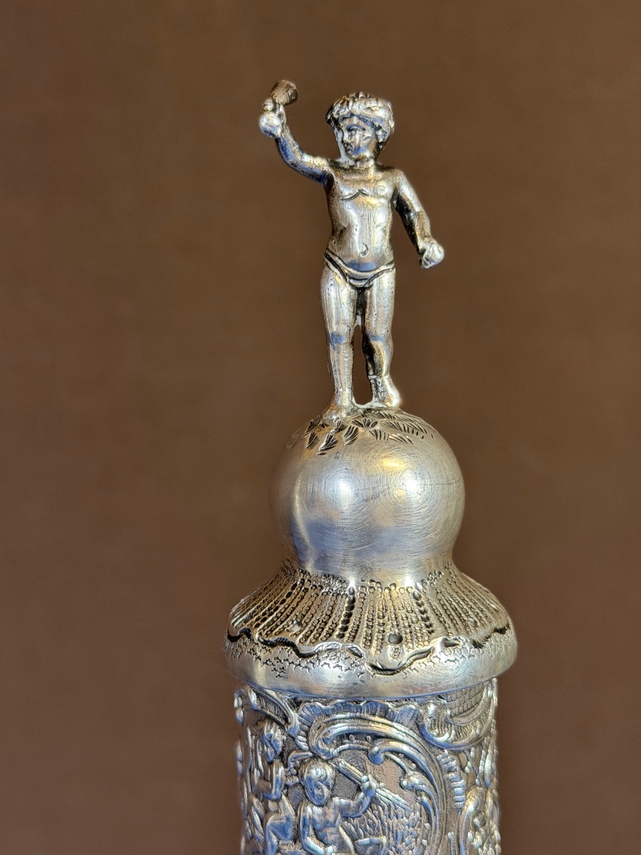 Pair Of Silver-mounted Water Jugs -photo-2