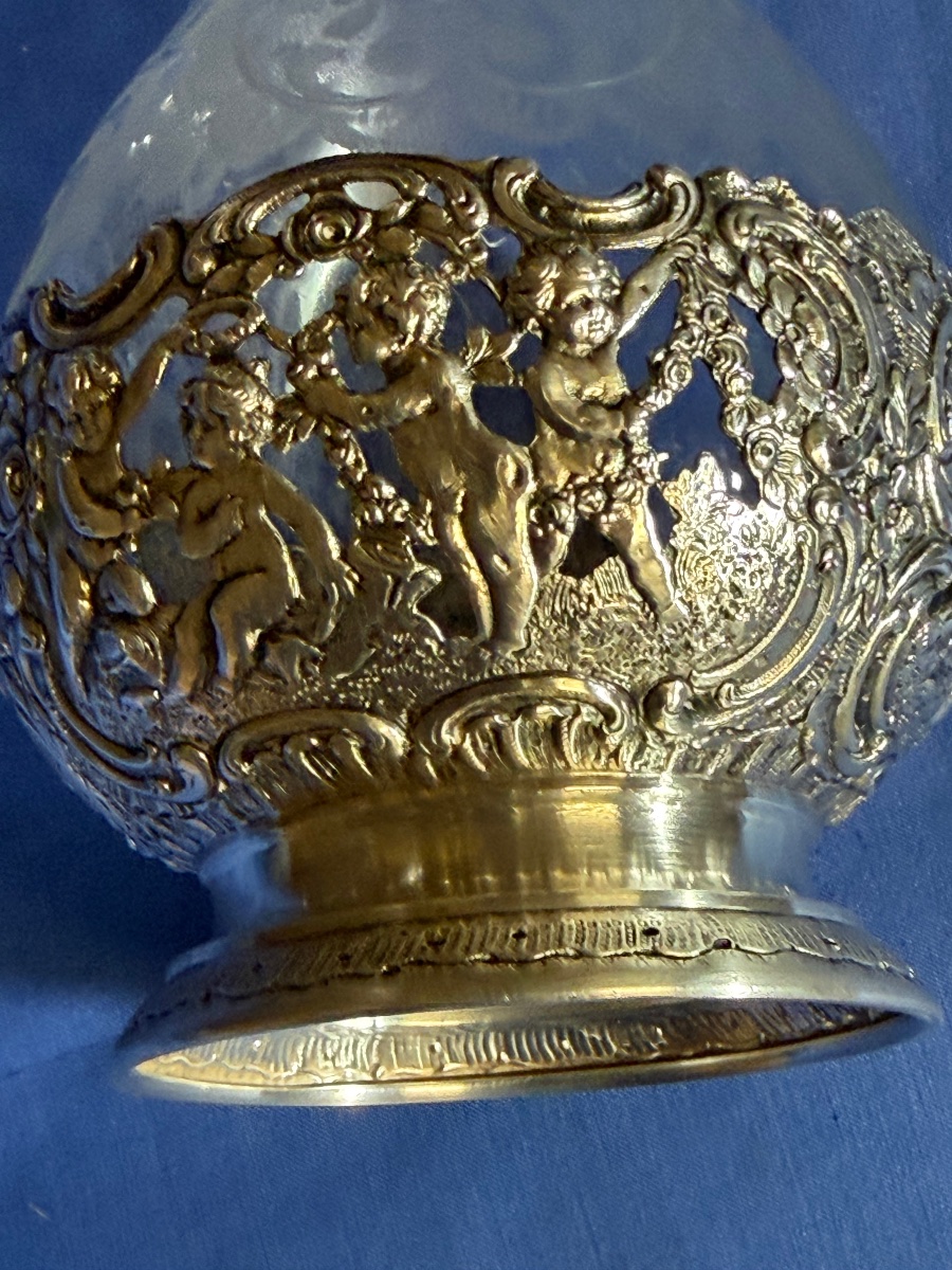 Pair Of Silver-mounted Water Jugs -photo-1