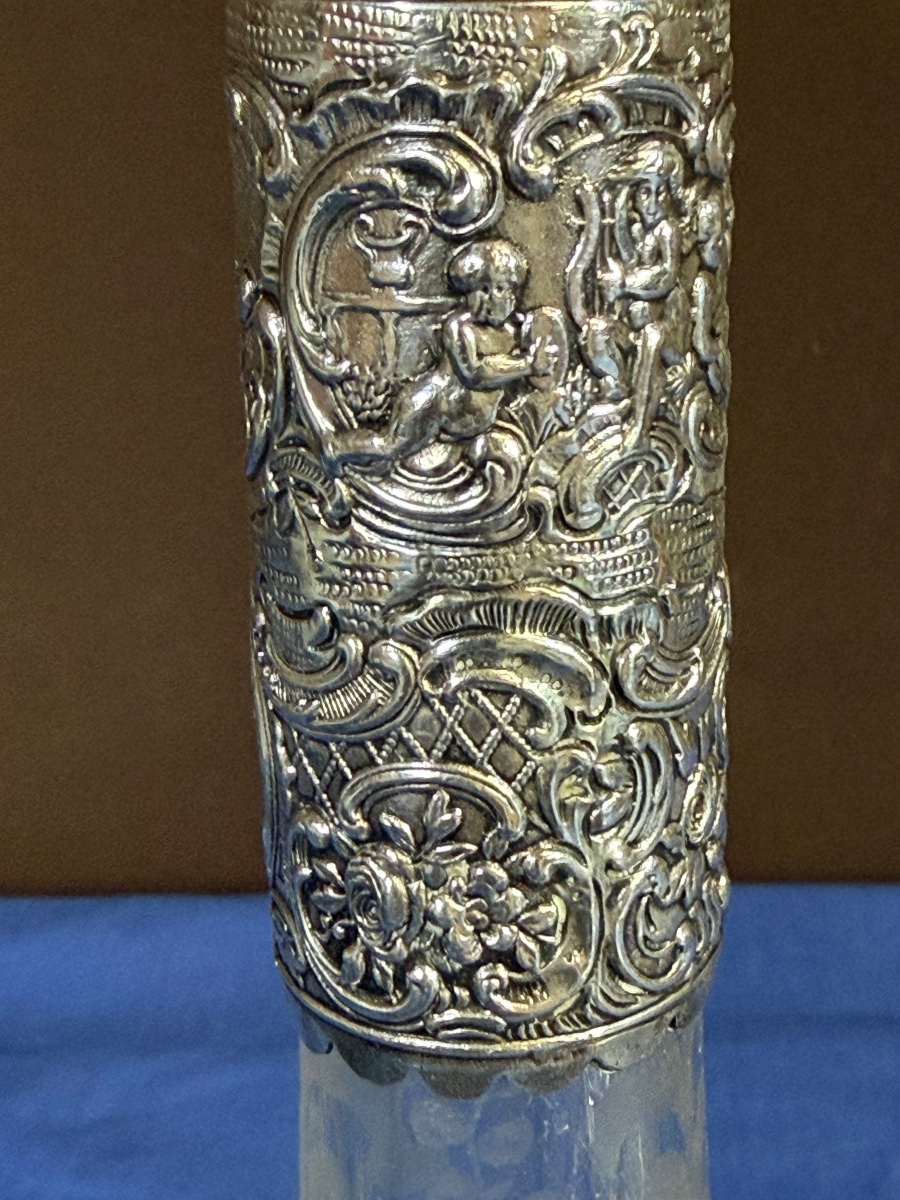 Pair Of Silver-mounted Water Jugs -photo-3