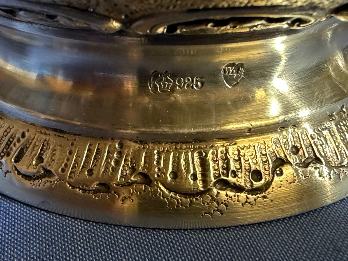 Pair Of Silver-mounted Water Jugs -photo-4