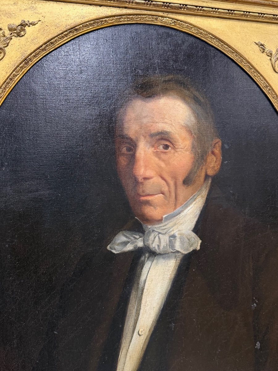 Portrait d’homme XIXe -photo-4