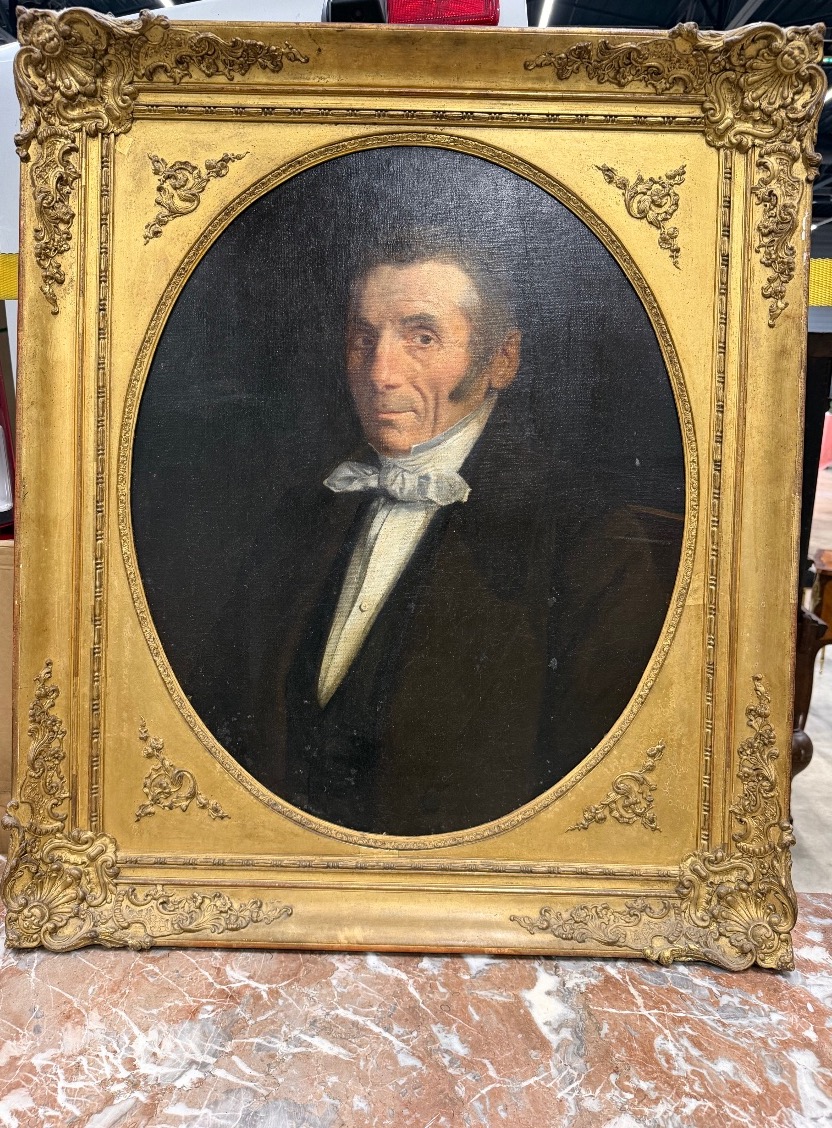 Portrait d’homme XIXe 