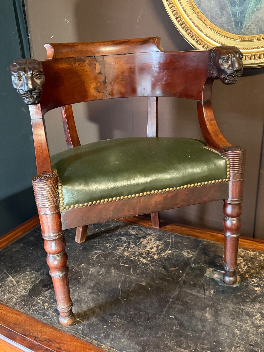 Office Chair With Lion Heads -photo-5