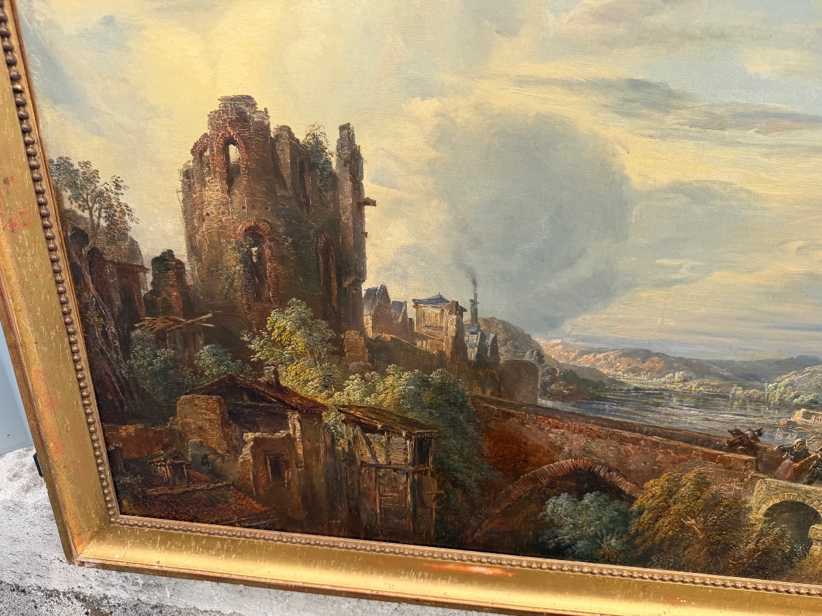 Tableau paysage XIXe -photo-4