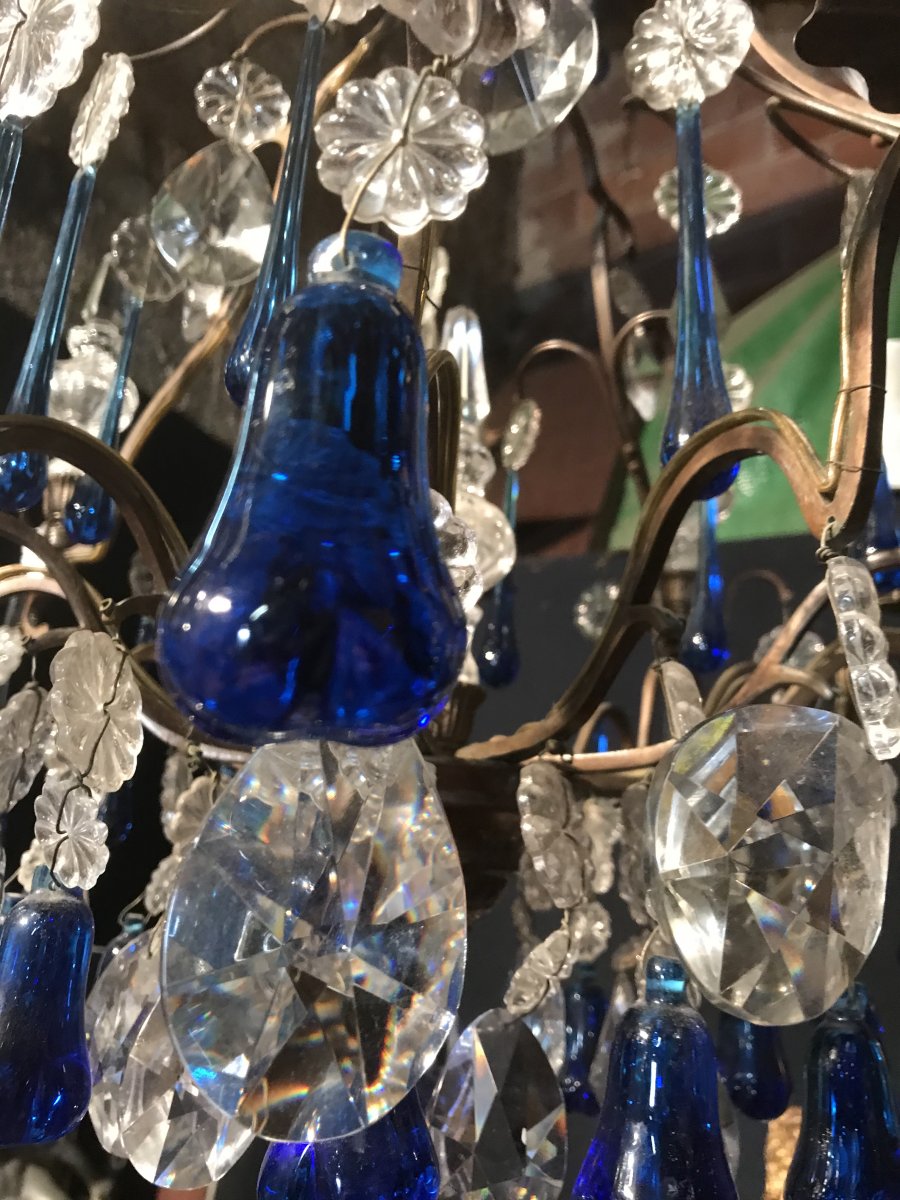 Blue Butterfly Chandelier-photo-3