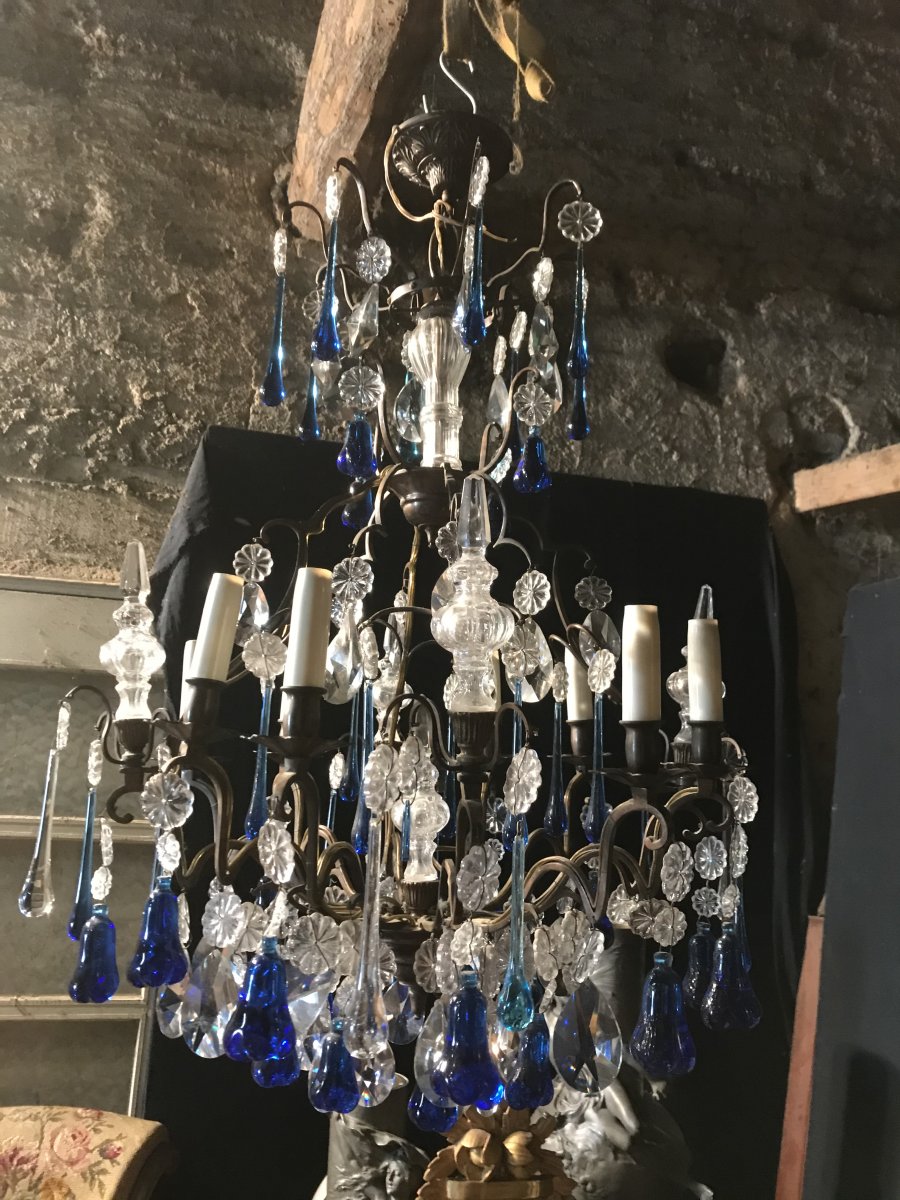 Blue Butterfly Chandelier-photo-4