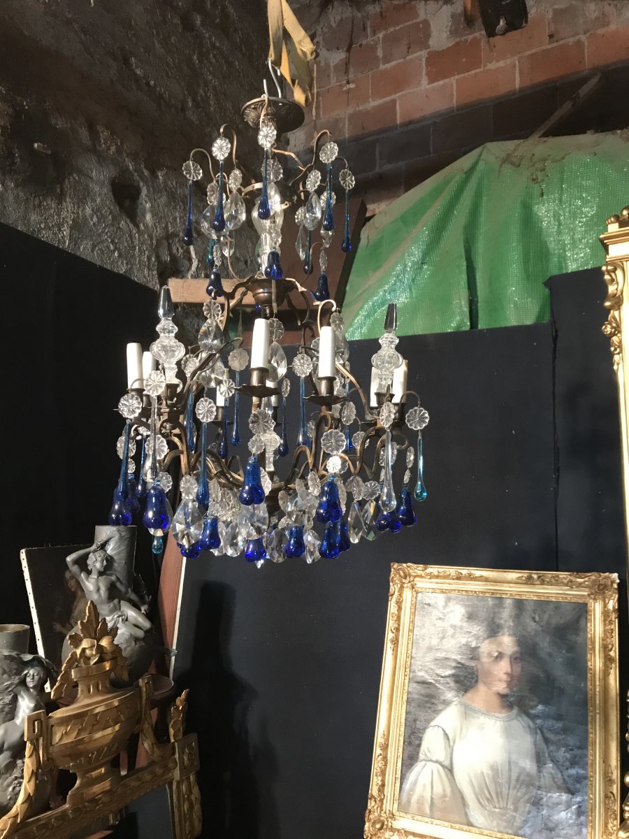 Blue Butterfly Chandelier-photo-6