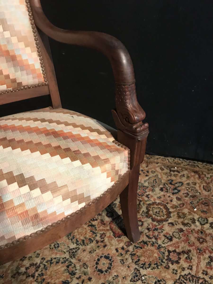 Fauteuil à Tête De Dauphin-photo-2