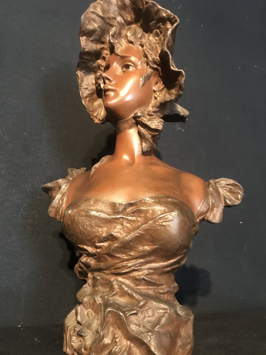 Regulated Bust Bronze Patina-photo-4