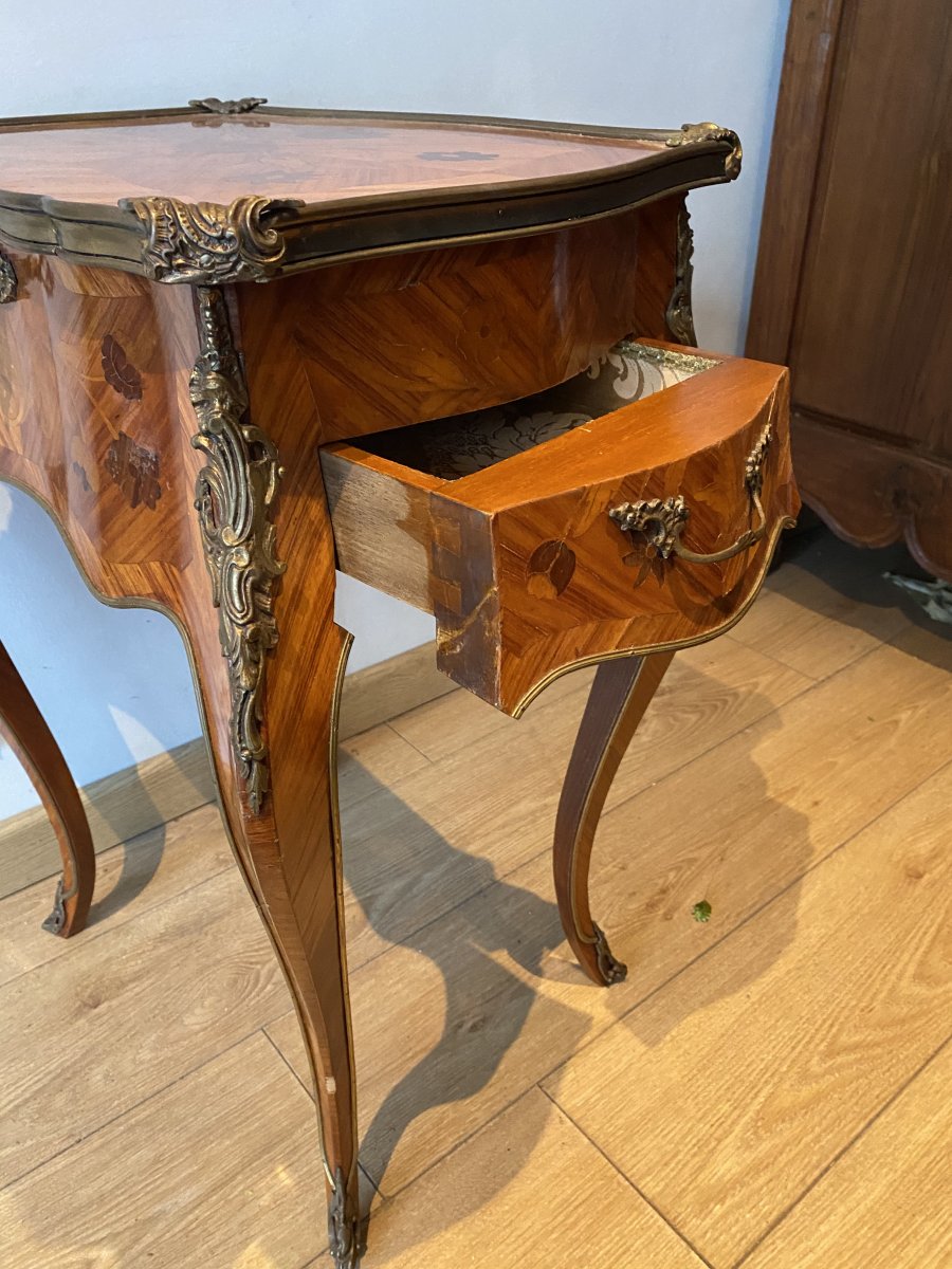 Table à Ouvrage De Style Louis XV -photo-1