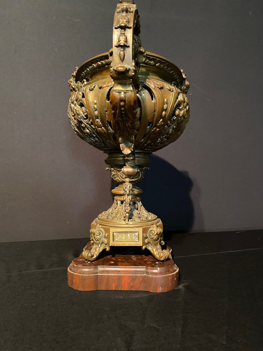 Coupe En Bronze Doré Style Renaissance -photo-4