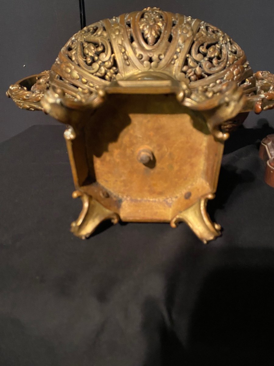 Renaissance Gilt Bronze Cup-photo-6