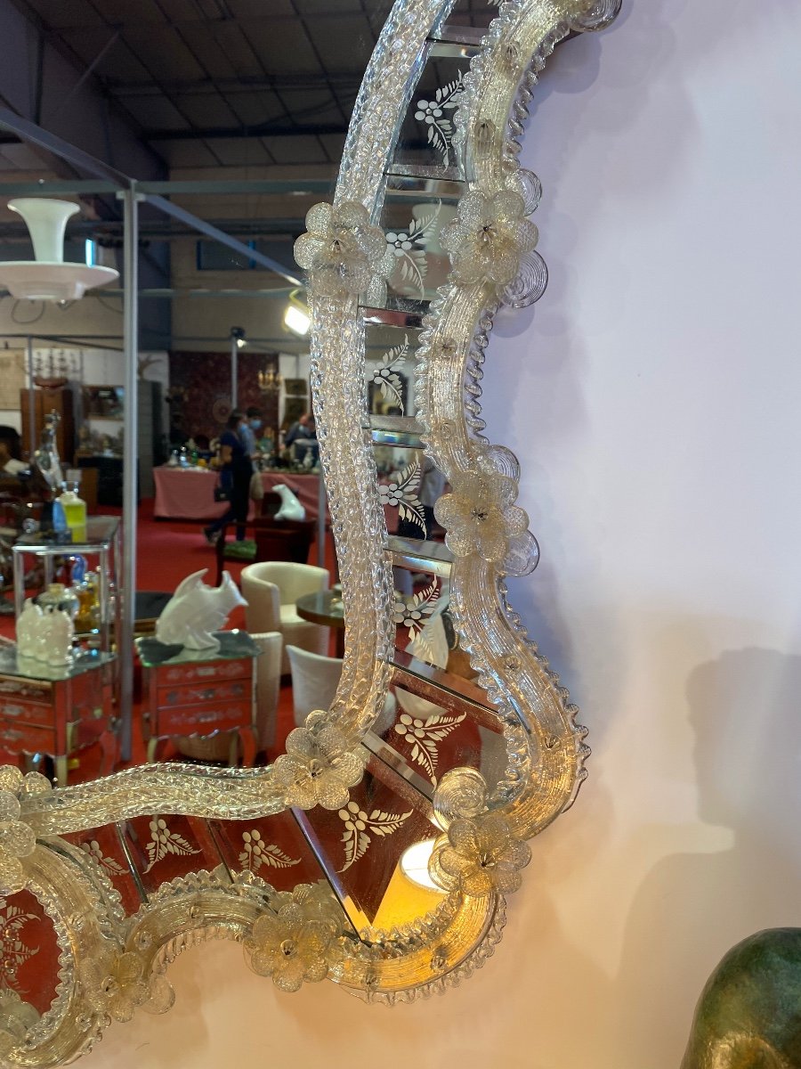 Venetian Glass And Murano Mirror-photo-4