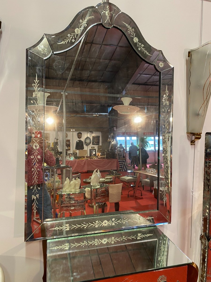 Miroir En Verre De Venise -photo-2