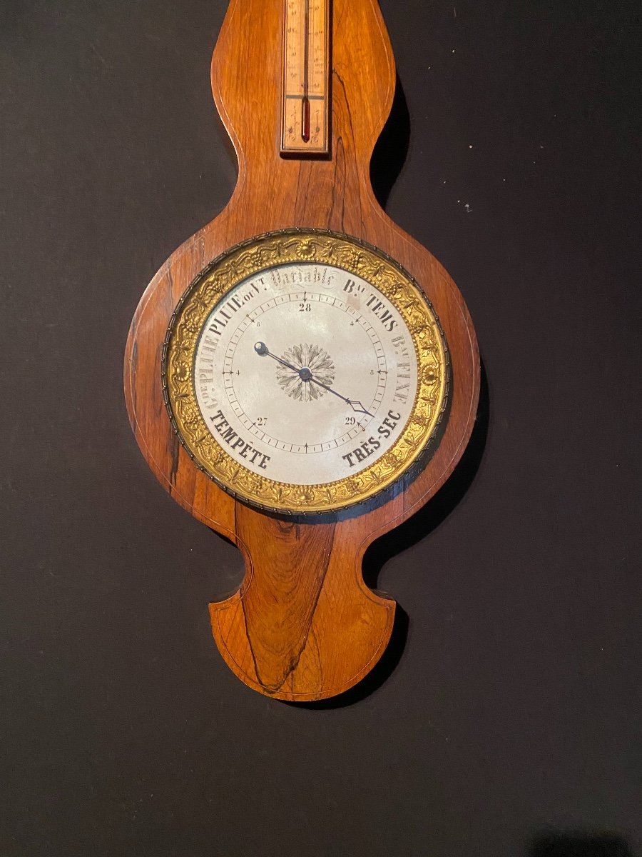 Barometer Thermometer Early 19th Century-photo-4