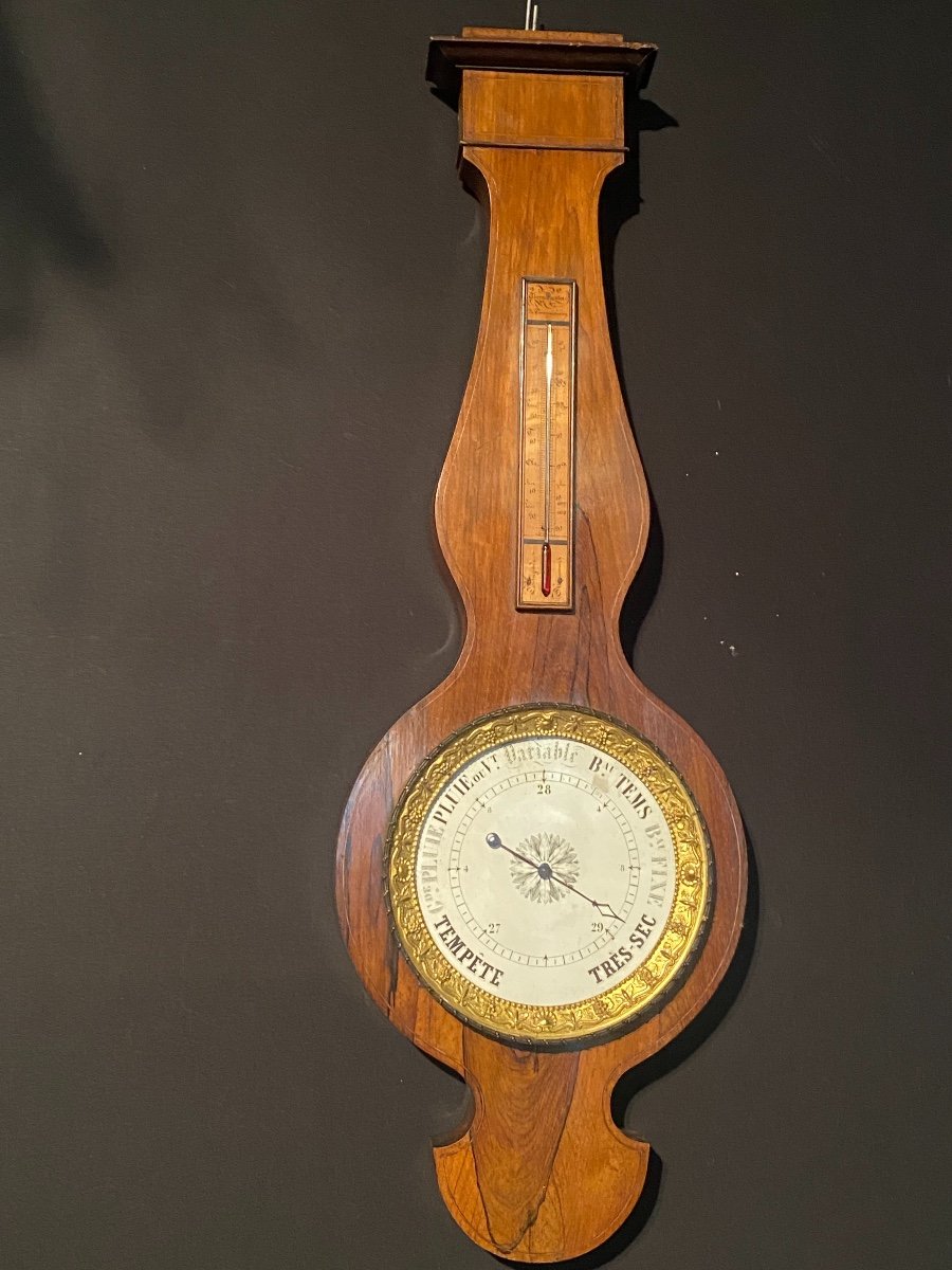 Barometer Thermometer Early 19th Century-photo-1