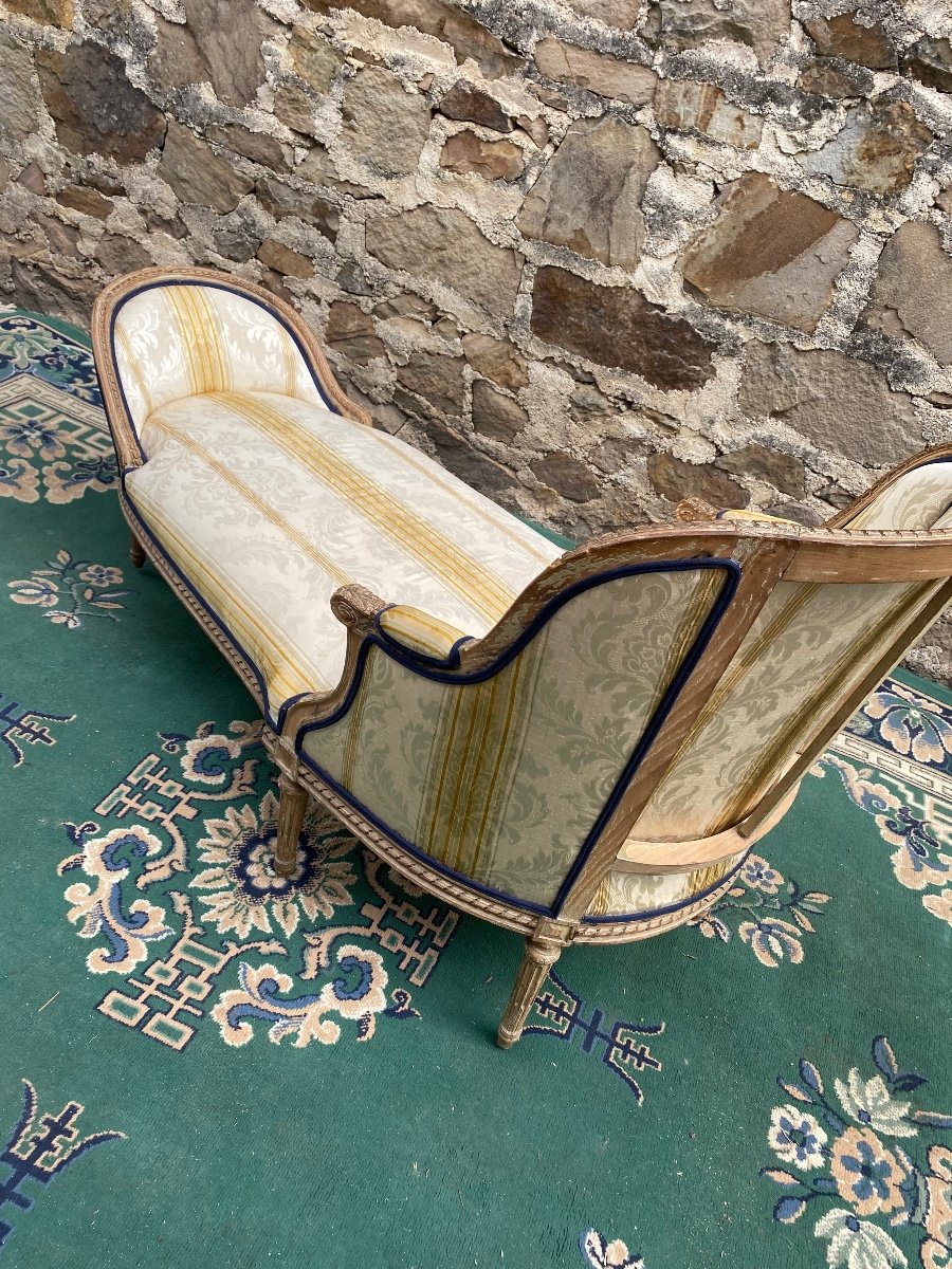 Louis XVI Style Lounge Chair Nineteenth-photo-4