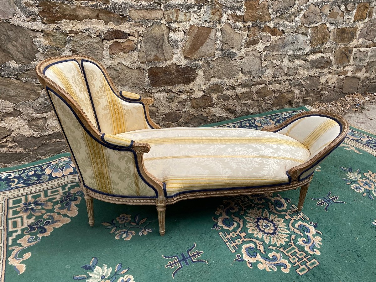 Louis XVI Style Lounge Chair Nineteenth