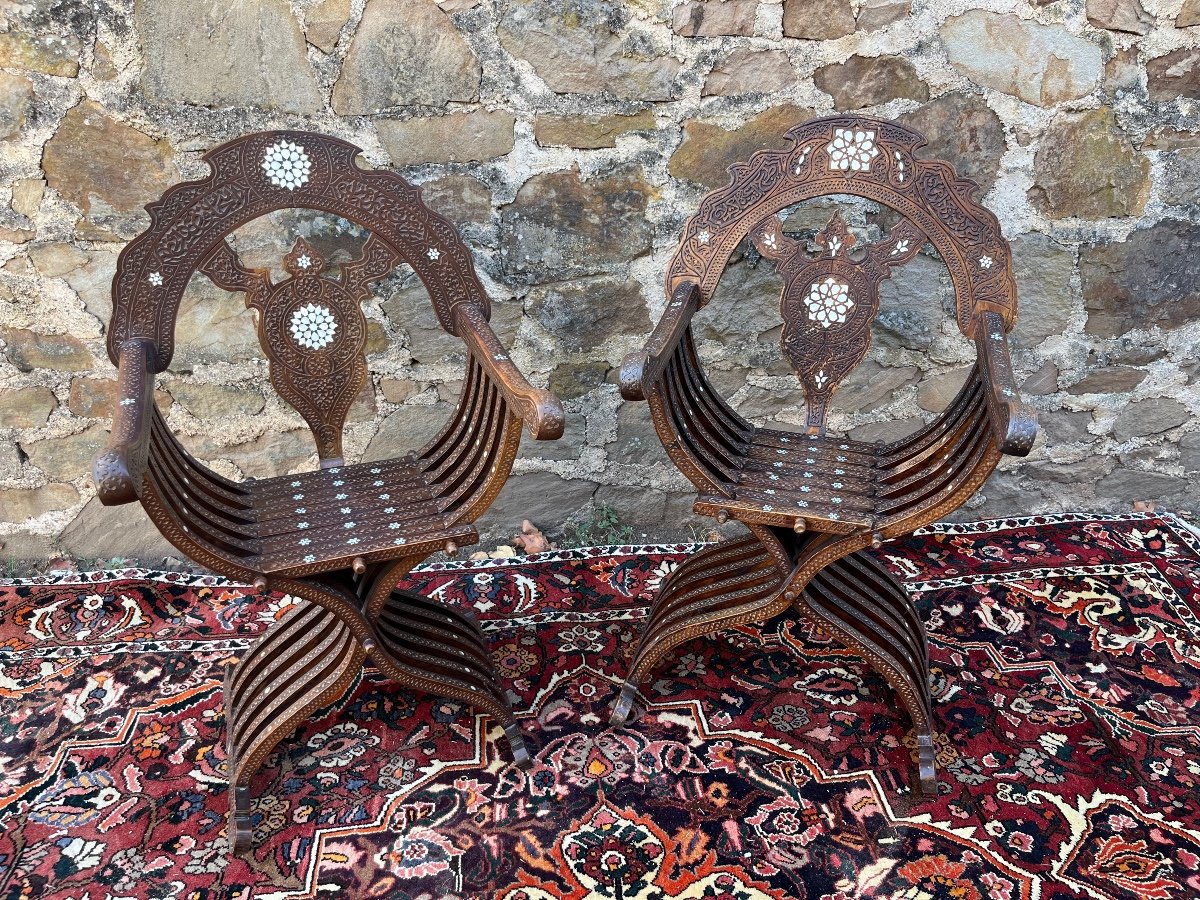 Pair Of Syrian Armchairs
