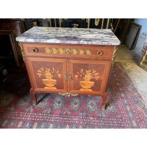 Commode In Louis XVI Style Marquetry