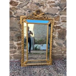 Louis XVI Style Pare Close Mirror