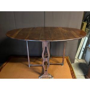 Gateleg Walnut Table 