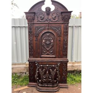 Monumental Renaissance Style Coat Rack 