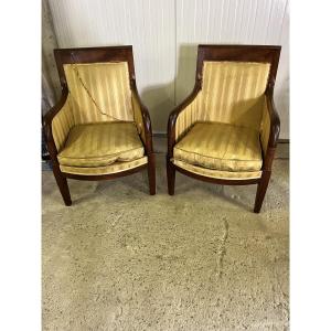 Pair Of Empire Period Armchairs 