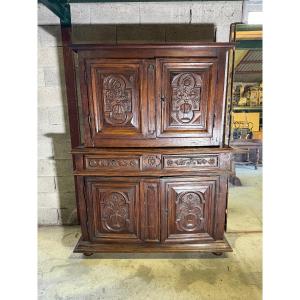 Buffet deux corps Louis XIII 