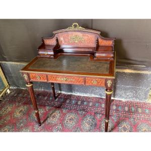 Bureau Napoléon III de style Louis XVI 