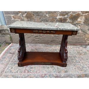 Empire-style Dolphin Console Table 