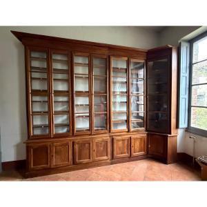 Bibliothèque en noyer XIXe 