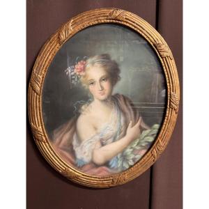Pastel Of A Young Girl