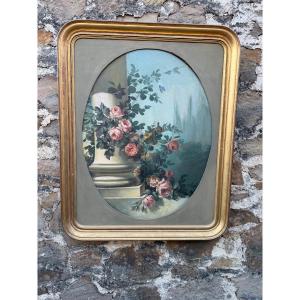 XIXth Century Flower Painting