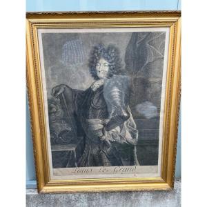 Gravure de Louis XIV 