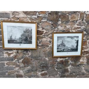 Pair Of Late 19th Century Engravings