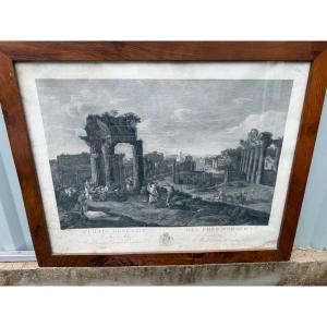 Gravure italienne XIXe 