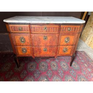 Transitional Louis XVI Chest Of Drawers