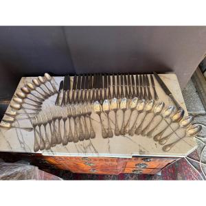 60-piece Christofle Set From The 19th Century 