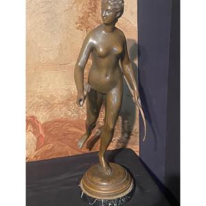 Bronze Diane Chasseresse After Houdon