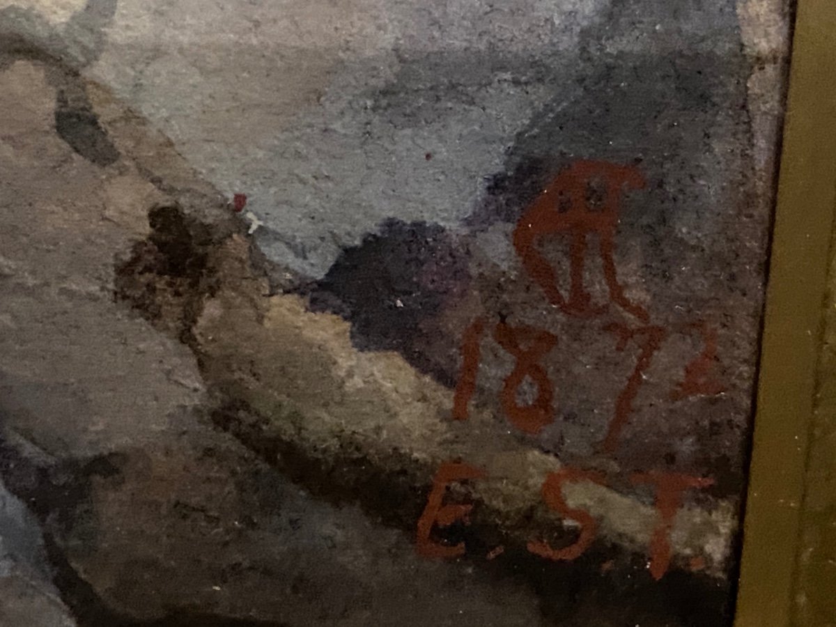 Aquarelle La Charge Des Ulans De Lady Butler école Anglaise -photo-4