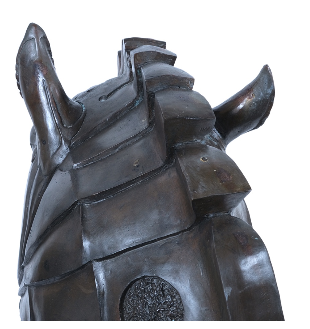 Bronze Head Of Horse Daniel Monic Unique France. Unique -photo-6