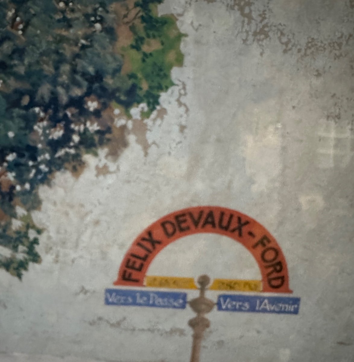 Rare Watercolor Project For Ford Cars Carrosserie Devaux Bruxelles Et Luxembourg Sterne Stevens  American Artist-photo-4