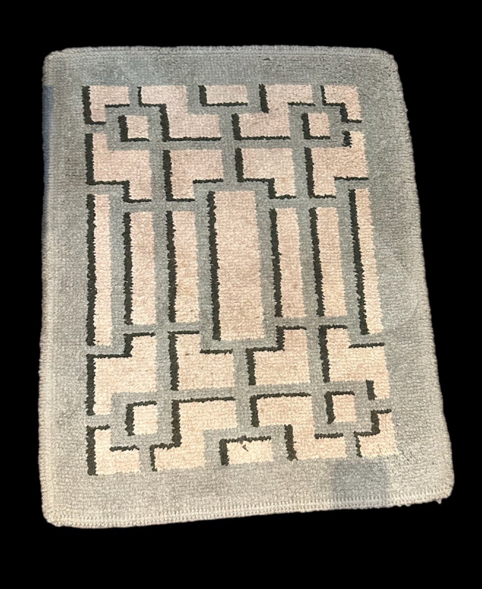 Petit Tapis Région De Courtrai Période Art Deco