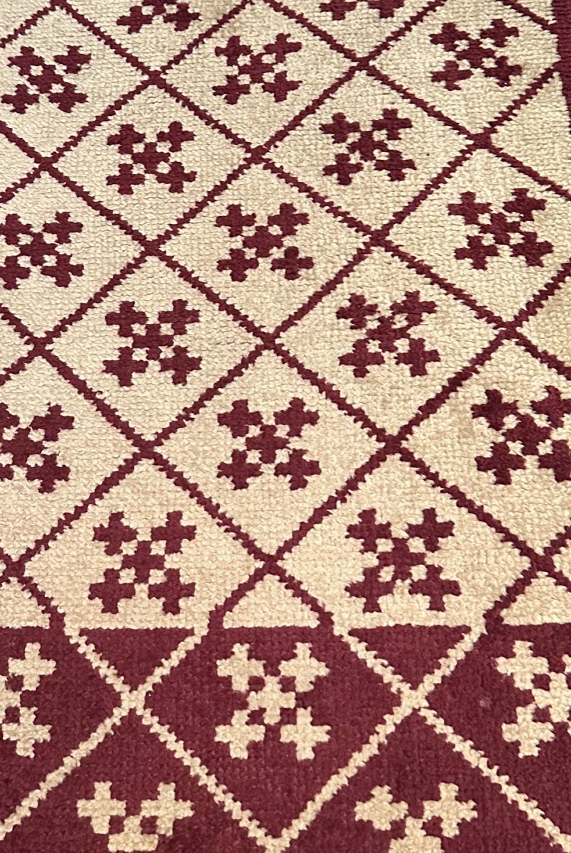  Petit Tapis Art Déco De La Région De Courtrai -photo-3