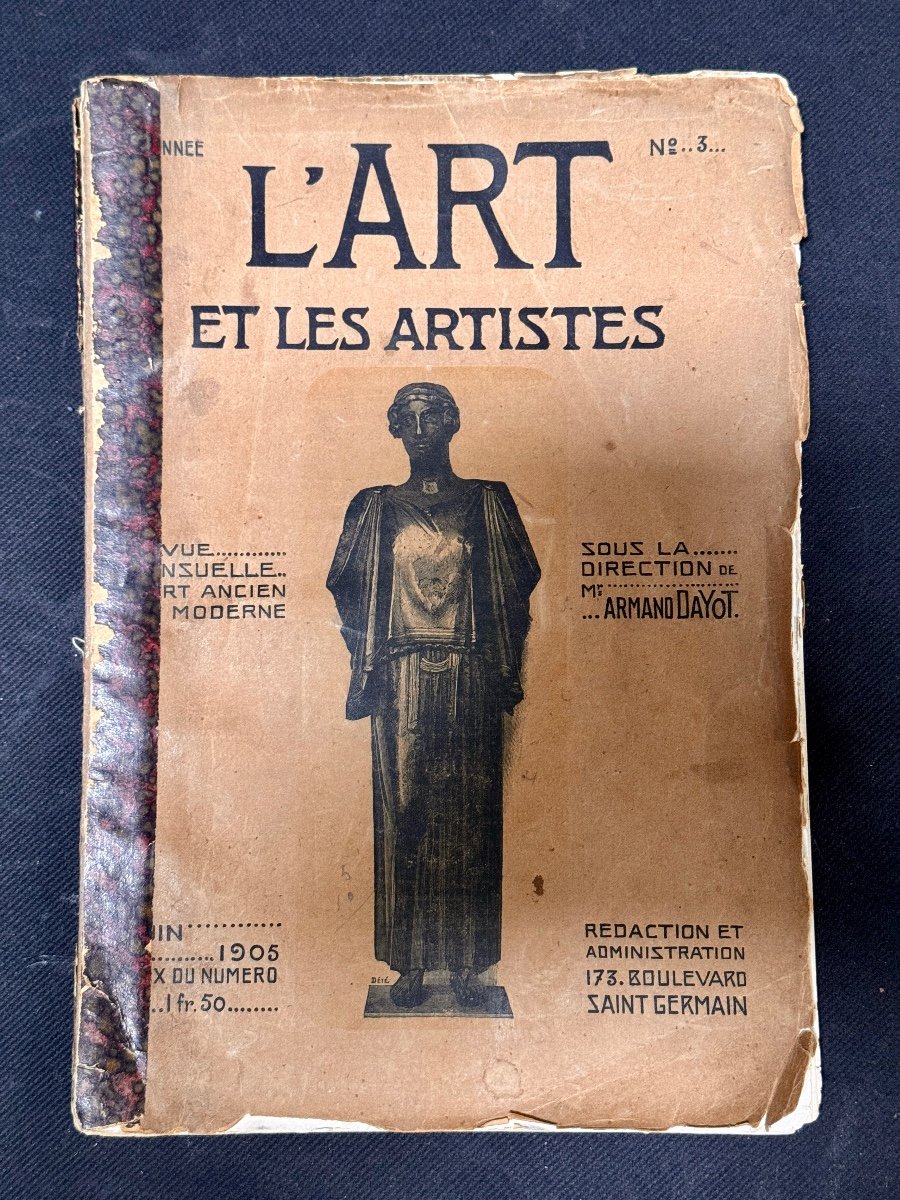 Magazine l'Art Et Les Artistes (1905) - Edition Including 1 Original Litho By Rodin